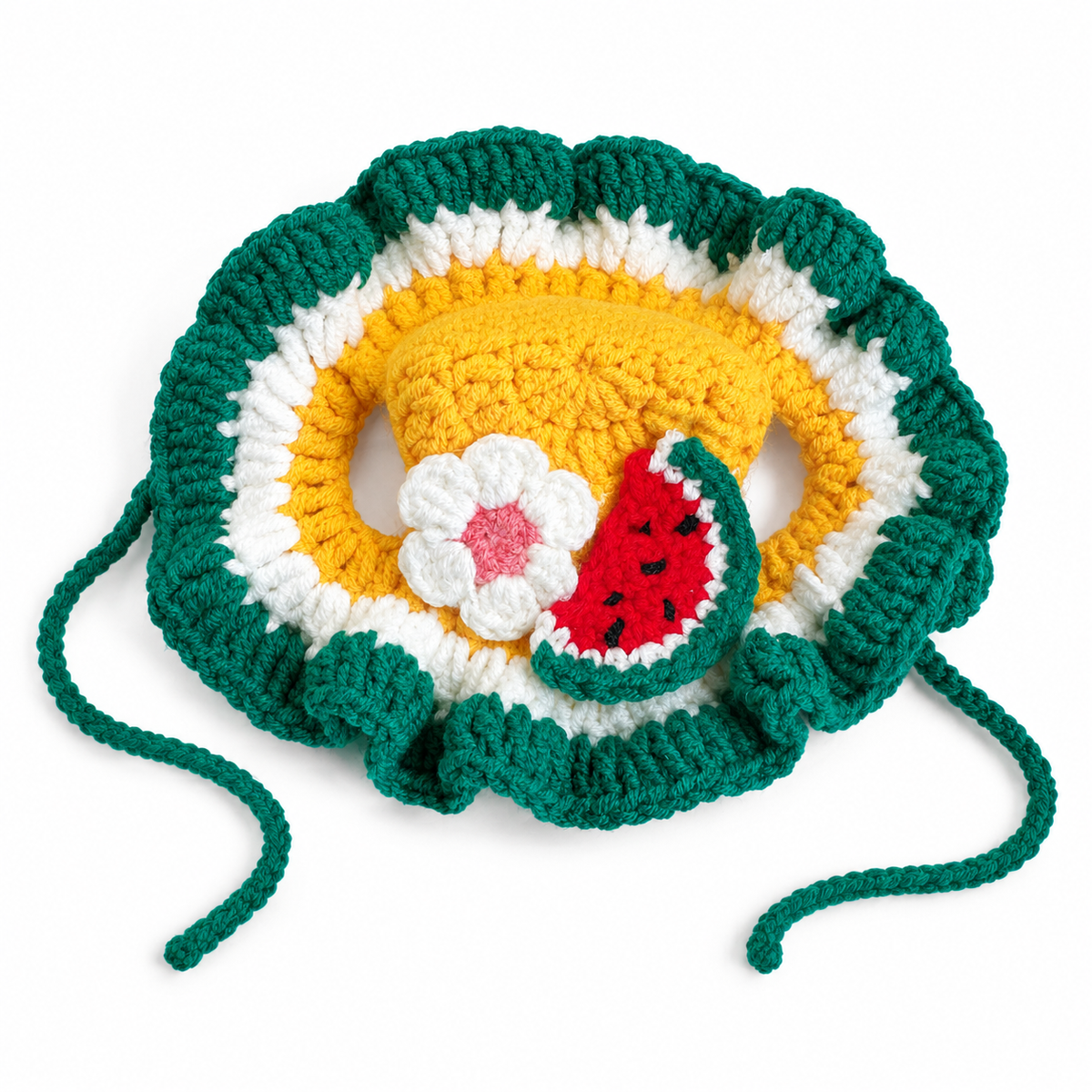 Crochet Dress-Up Hats & Hood - Watermelon Hat