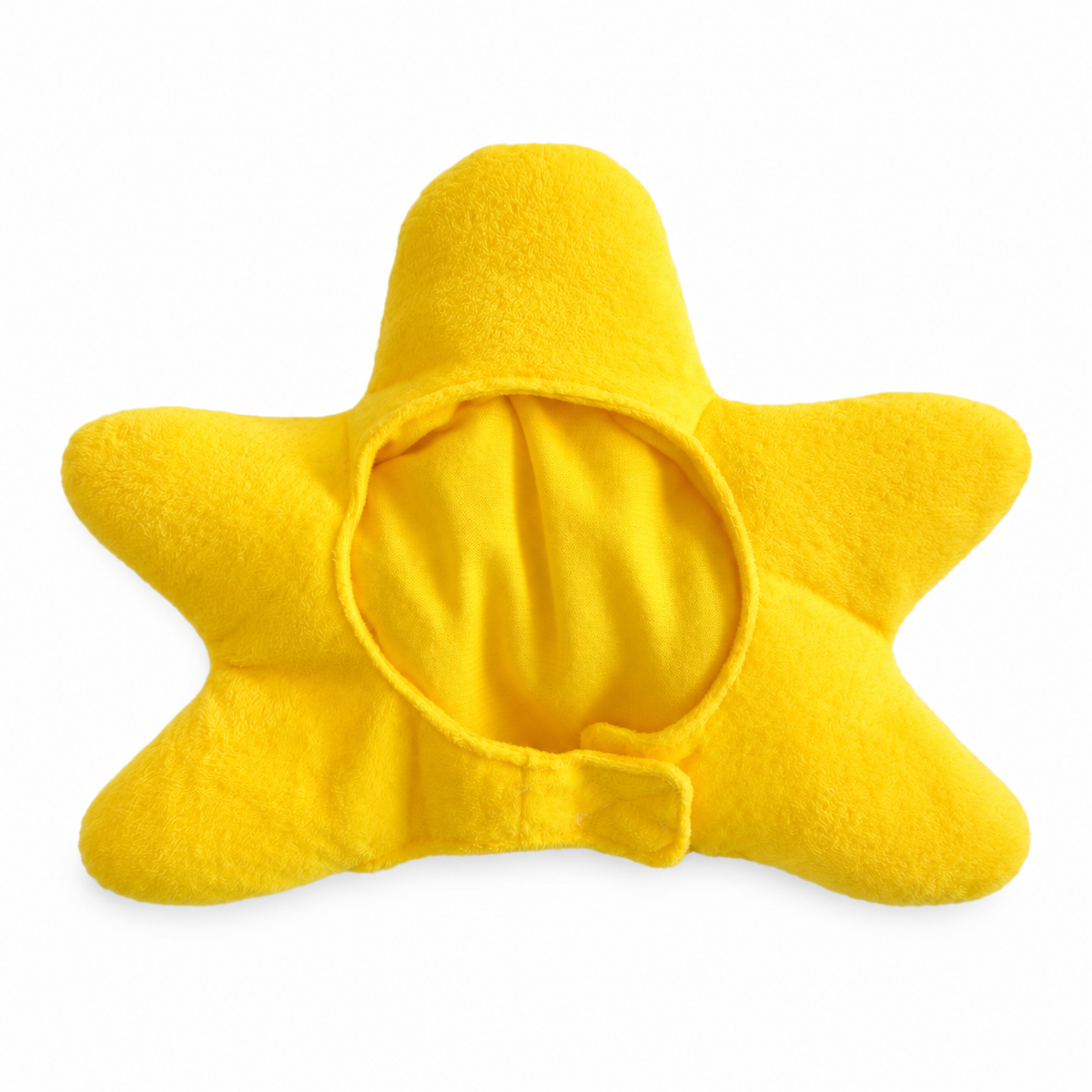 Plush Star Hood - Yellow Star