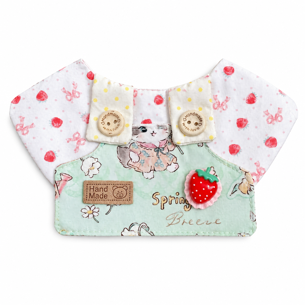 Chef Hat & Bib Options - Strawberry Apron Bib