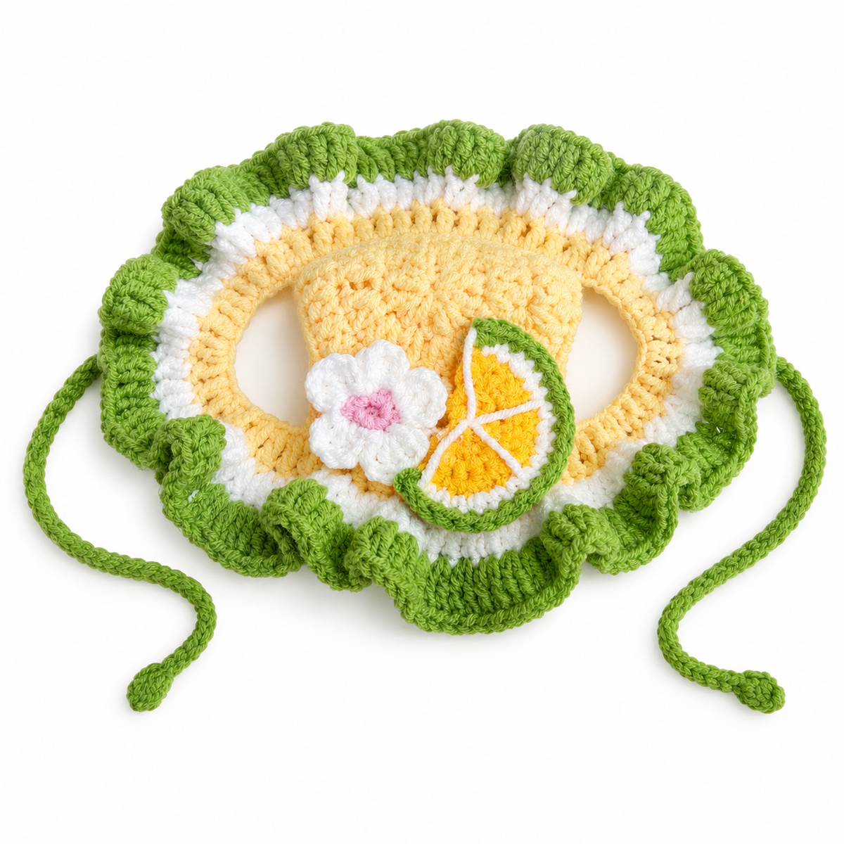 Crochet Dress-Up Hats & Hood - Citrus Hat