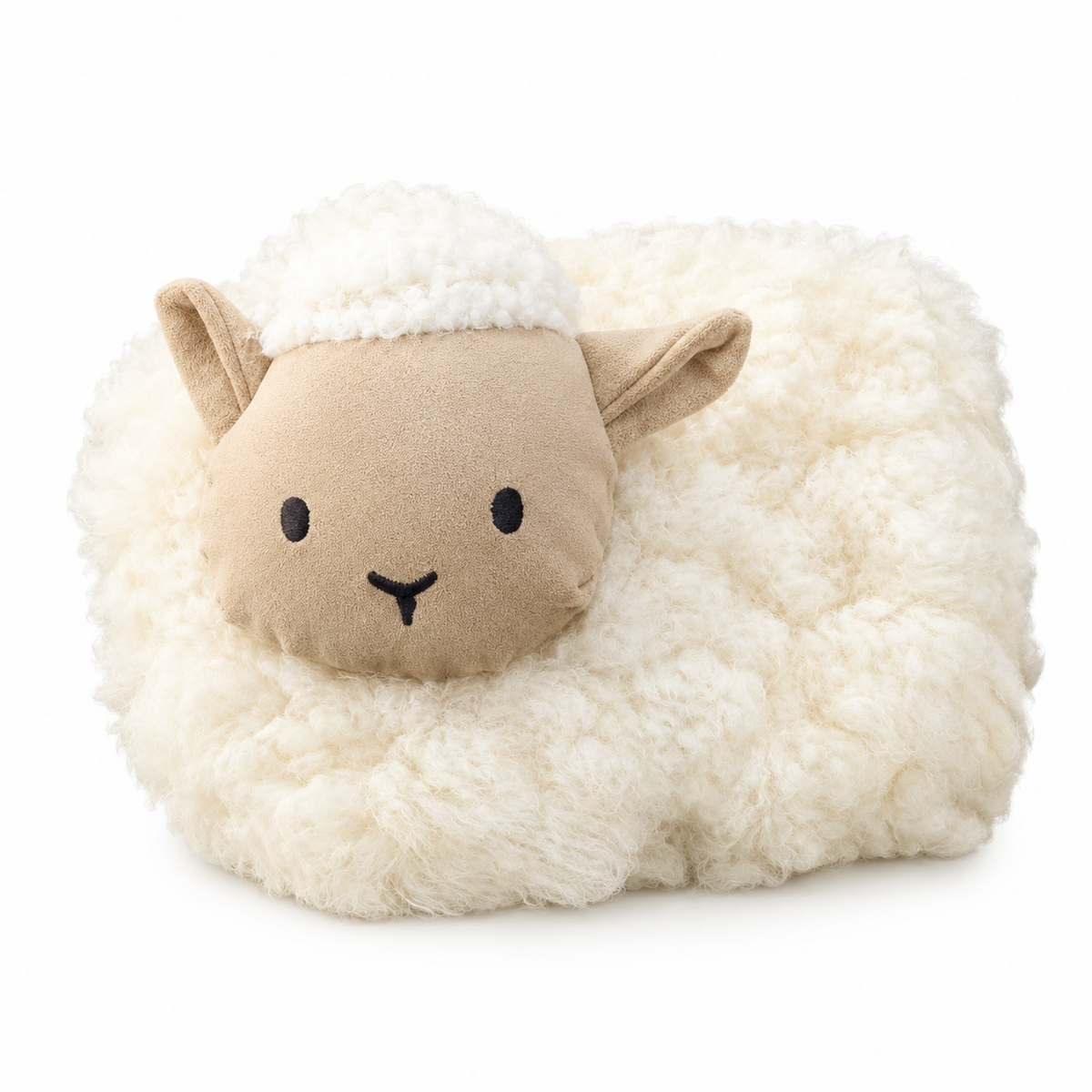 Curly Fleece Lamb Toy - Lamb
