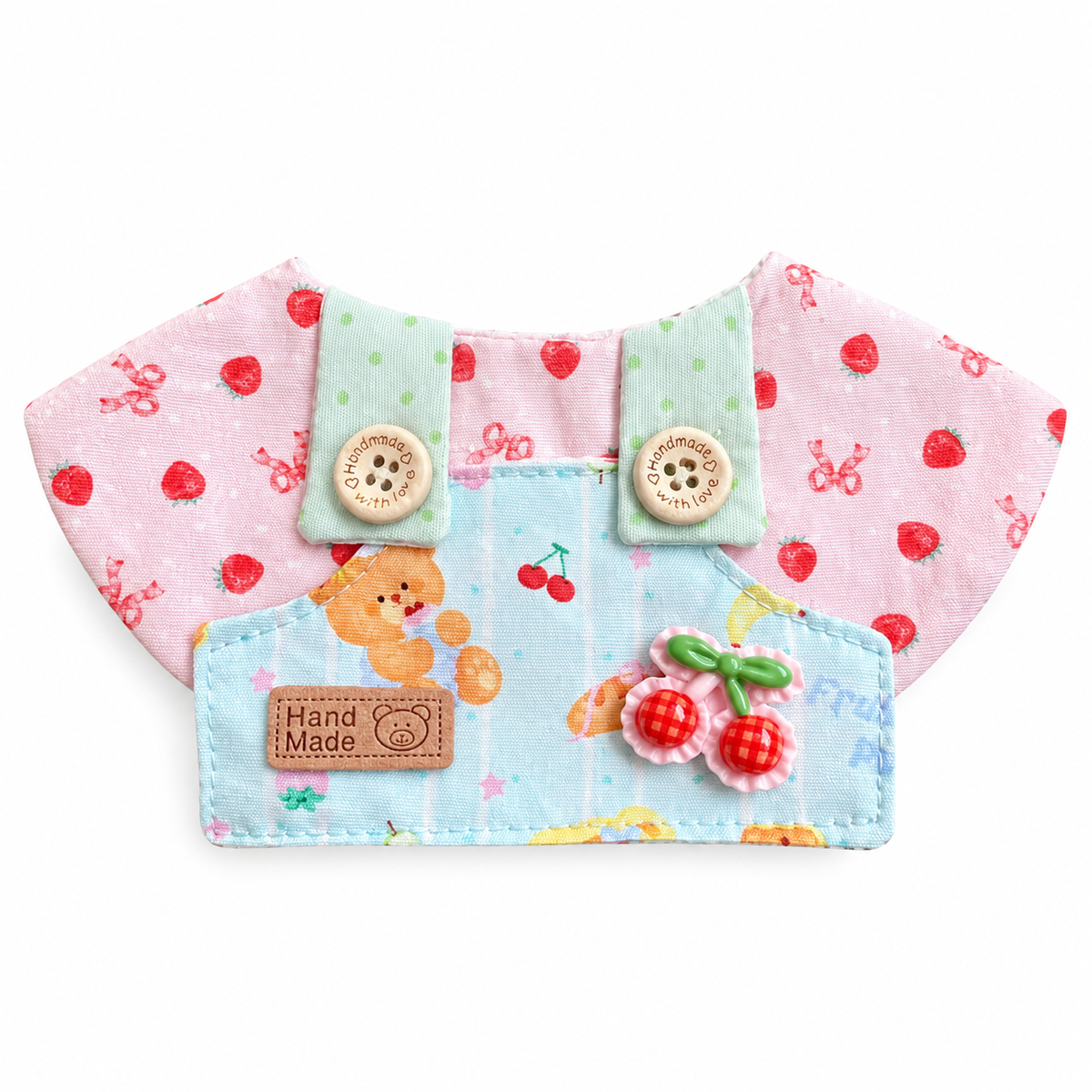 Chef Hat & Bib Options - Cherry Apron Bib
