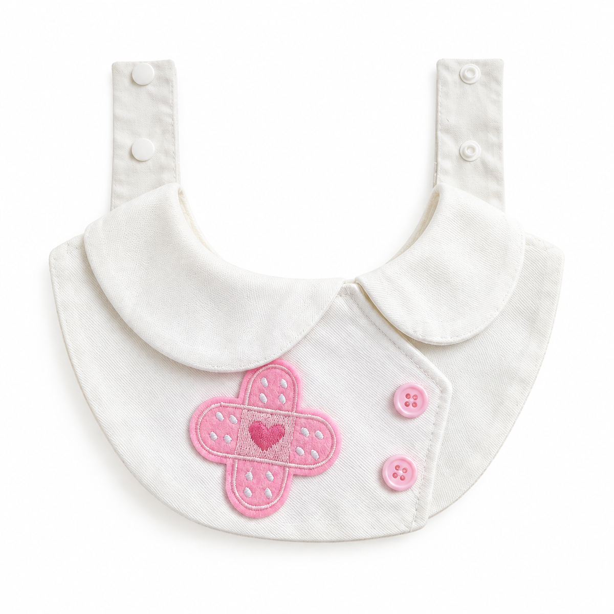 Nurse Costume Bib & Set Options - White Bib