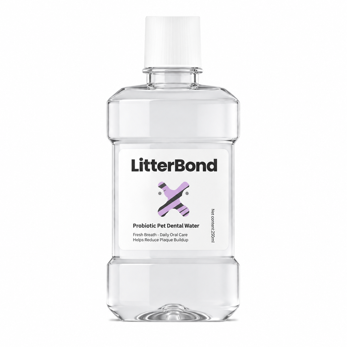 LitterBond Dental Water Additive 250 ml on white background
