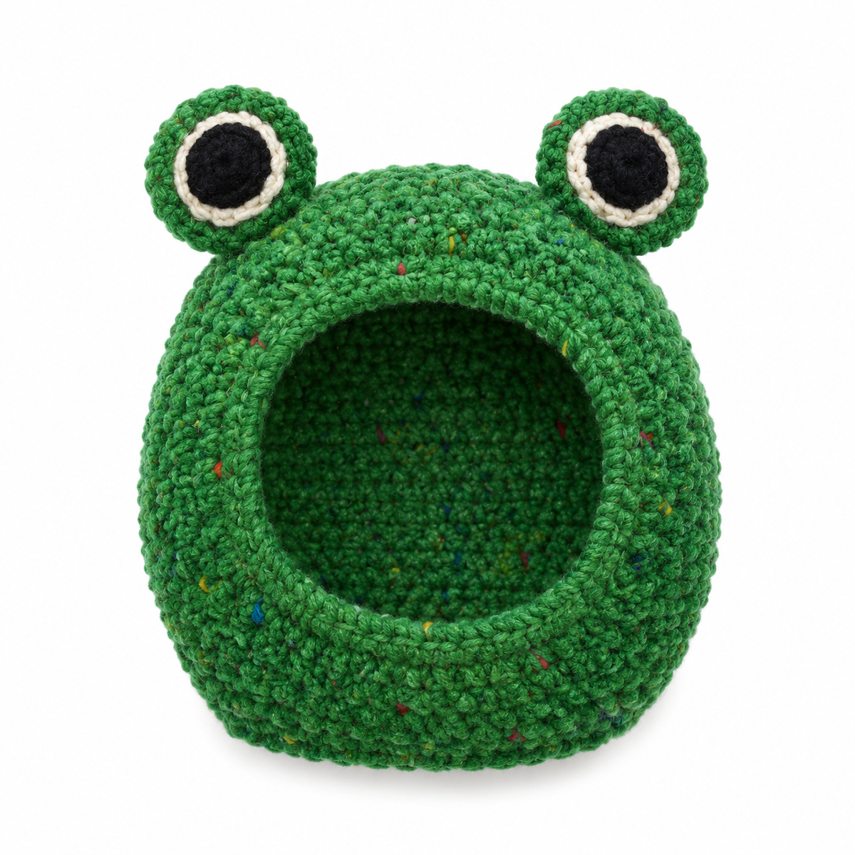 Crochet Dress-Up Hats & Hood - Frog Hood Hat