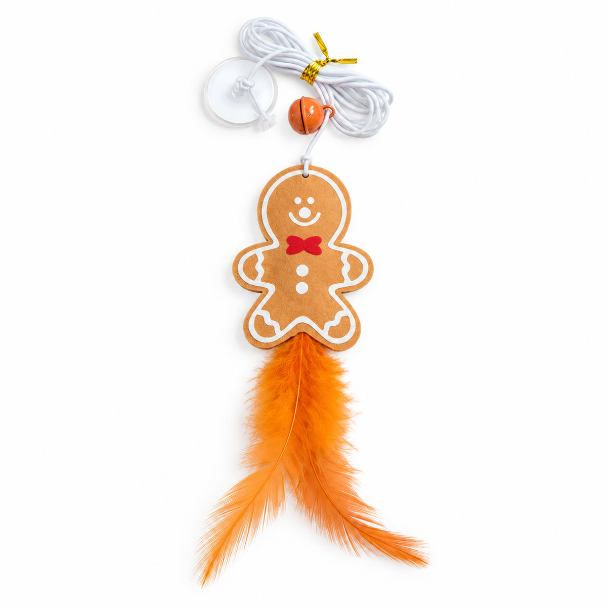 Gingerbread Feather Door Toy - Gingerbread