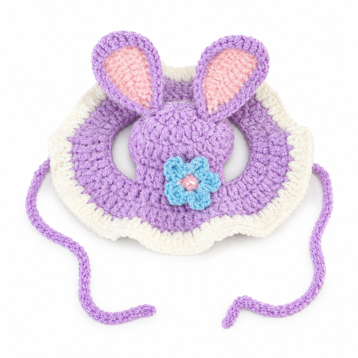 Daisy & Bunny Hat and Collar Options - Lilac Bunny Hat