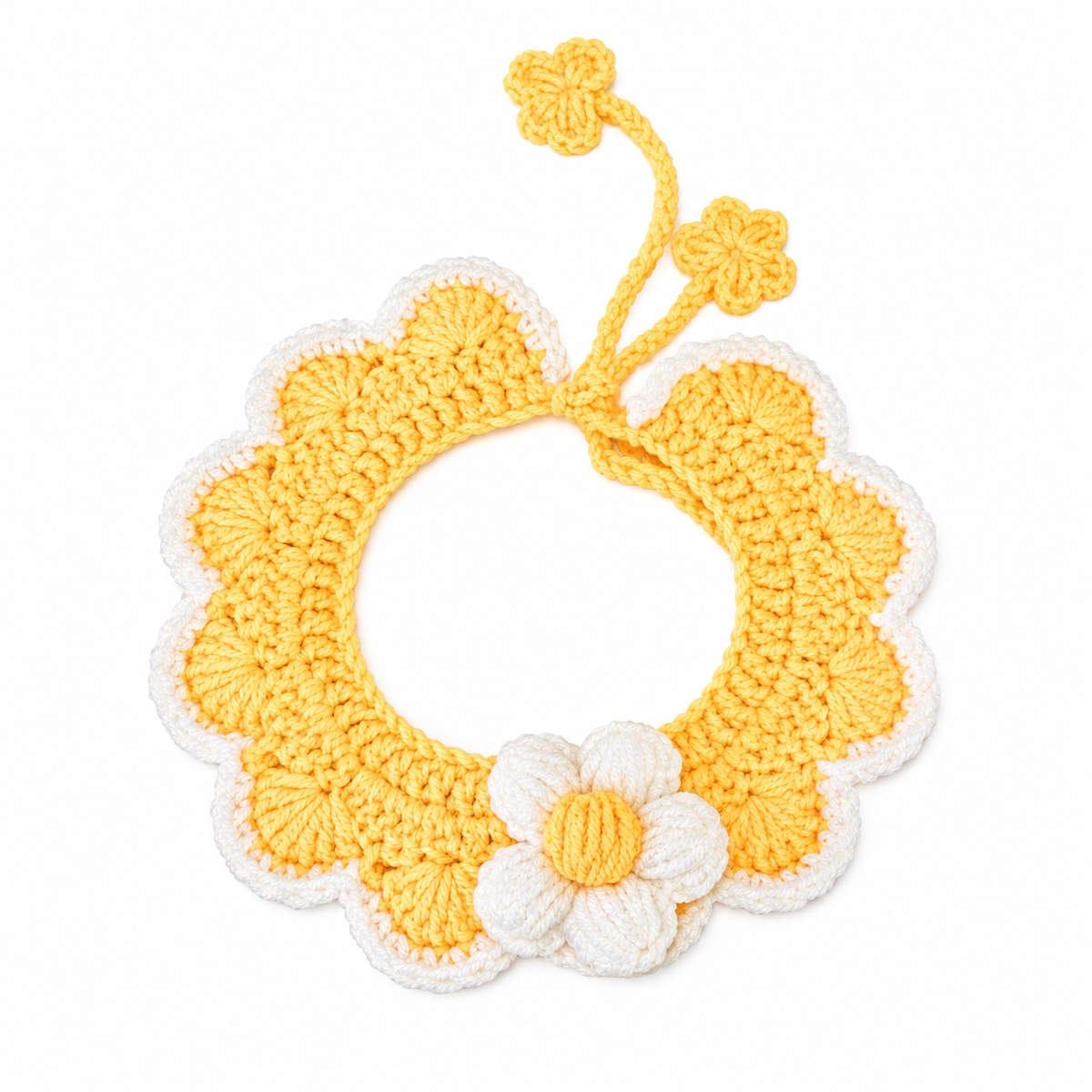 Daisy & Bunny Hat and Collar Options - Yellow Daisy Collar