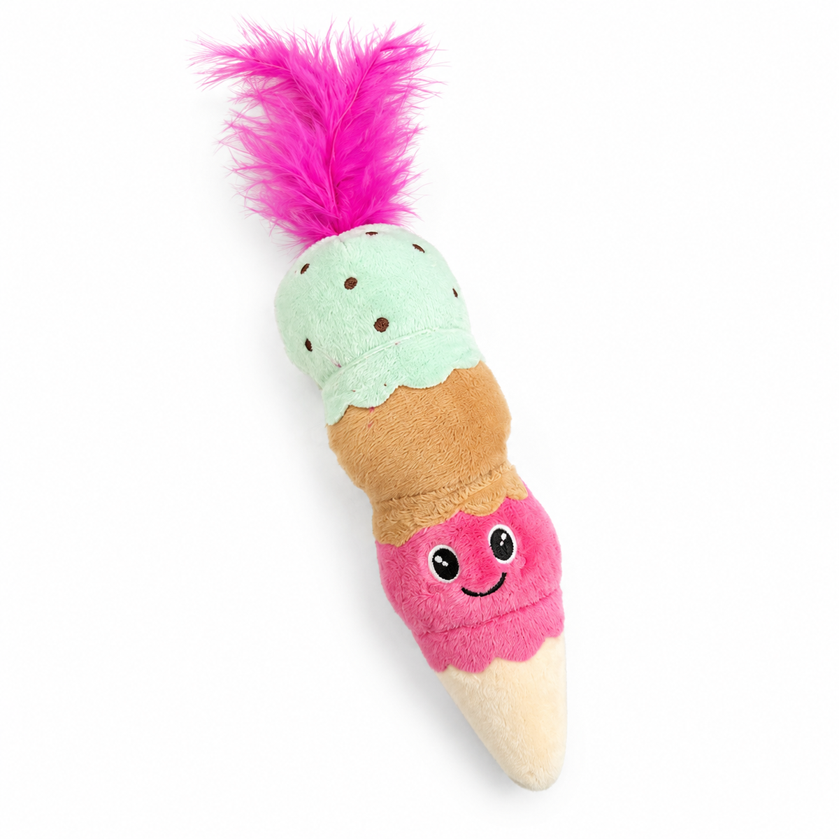 Triple Scoop Feather Cone - Ice Cream