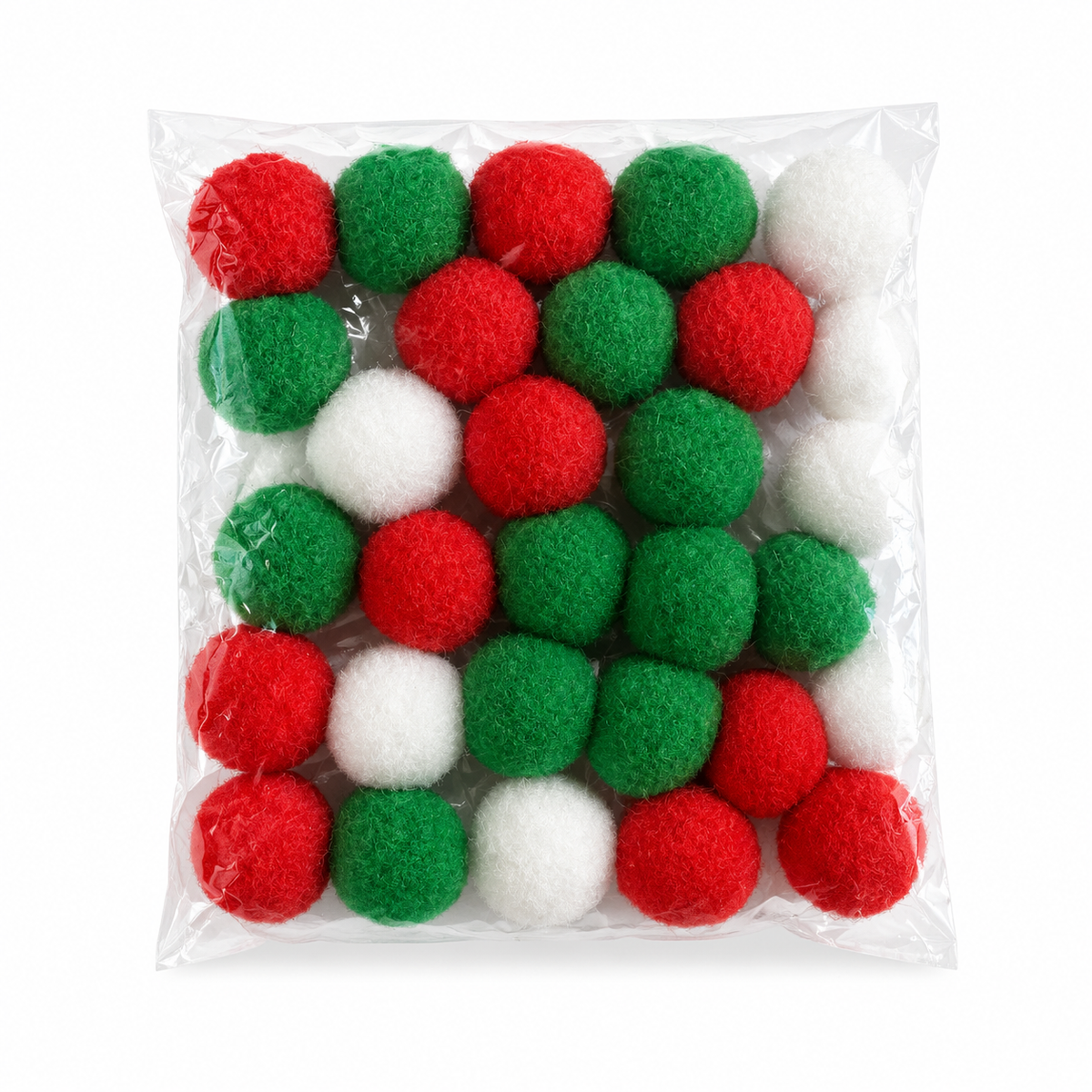 Christmas Ball Launcher & Refill Options - 30-Ball Refill - Assorted Colors