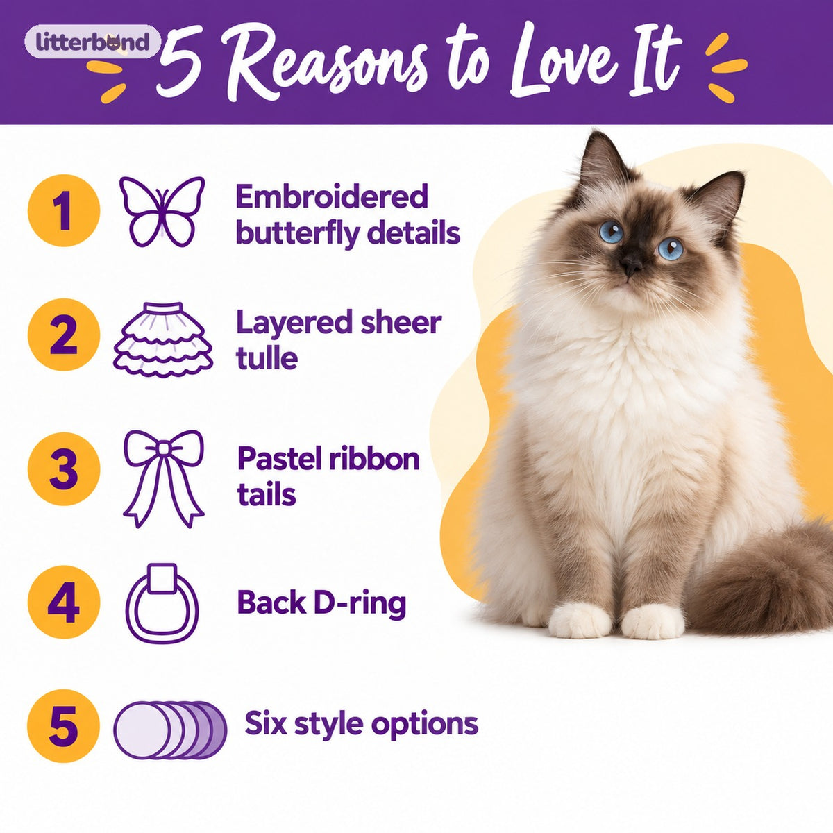 Pastel Butterfly Dress Harness Set - 5 reasons to love it