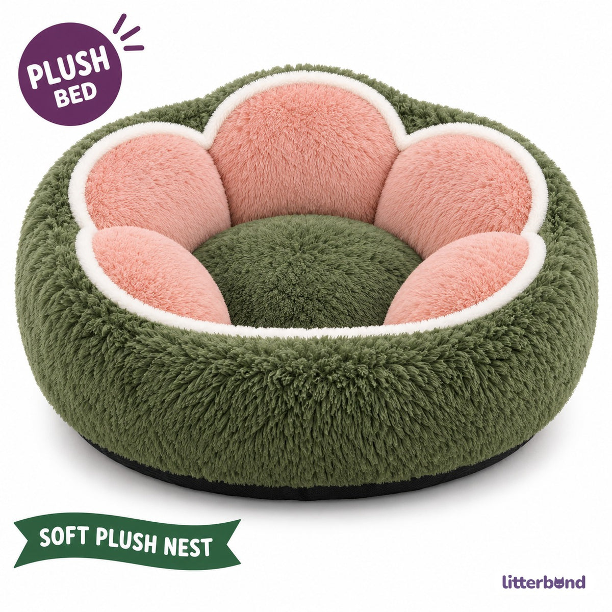 Raised Scallop Donut Bed