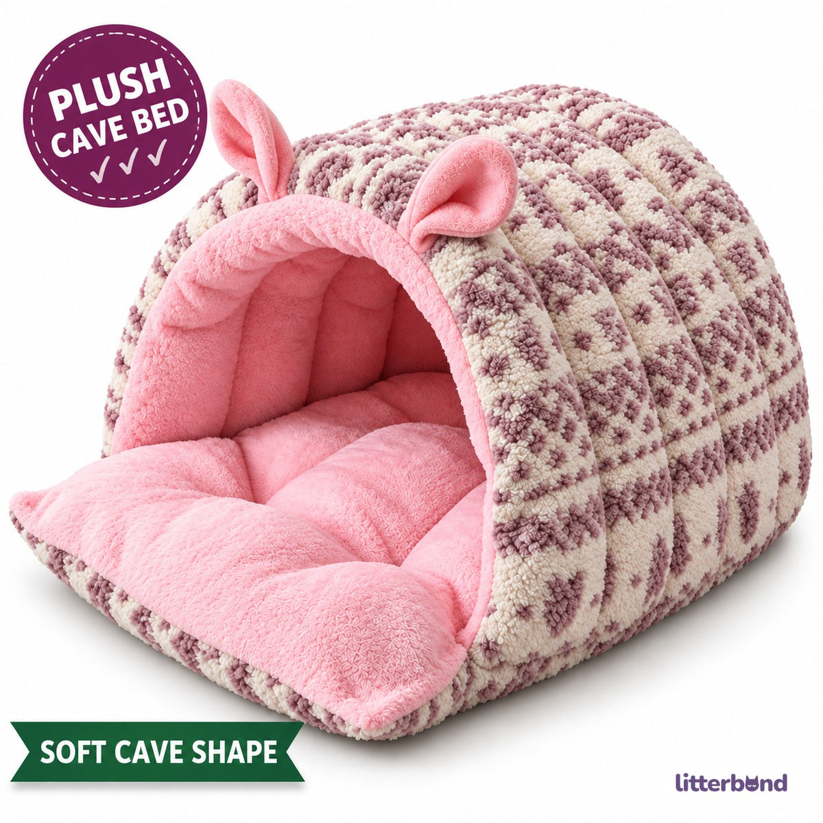Animal Ear Cave Bed for Naps