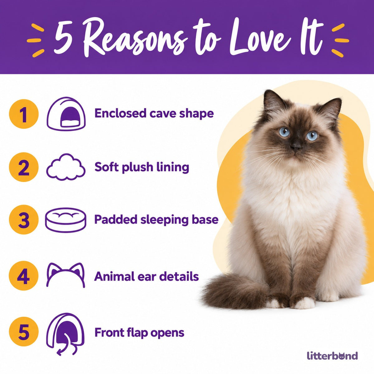 Animal Ear Cave Bed for Naps - 5 reasons to love it