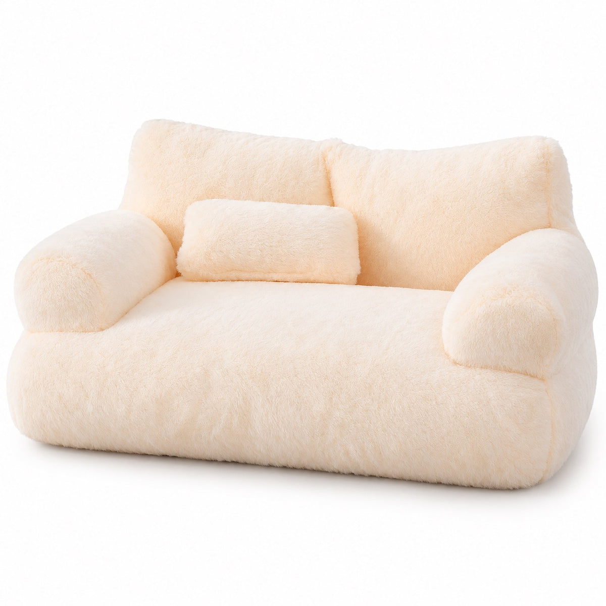 Plush Sofa Bed for Cat Napping - Moonlight Beige