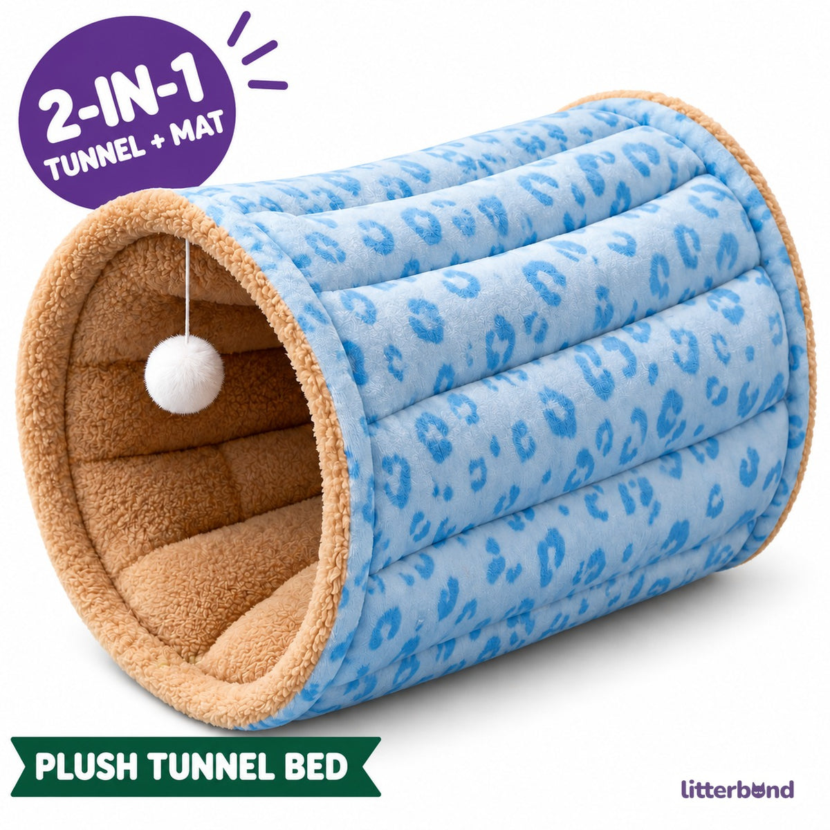 Convertible Tunnel Mat Bed for Napping