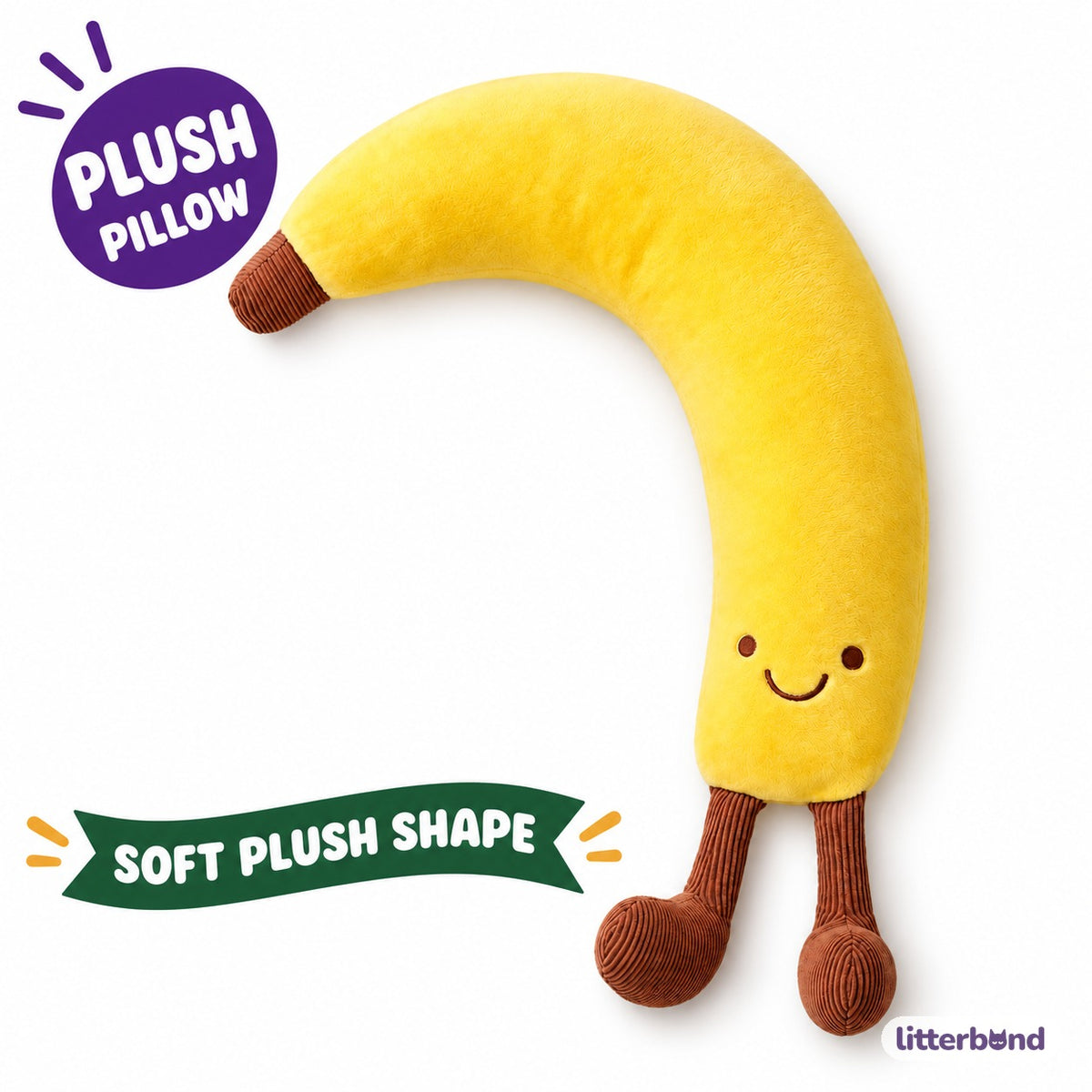 Banana Plush Nap Lounger
