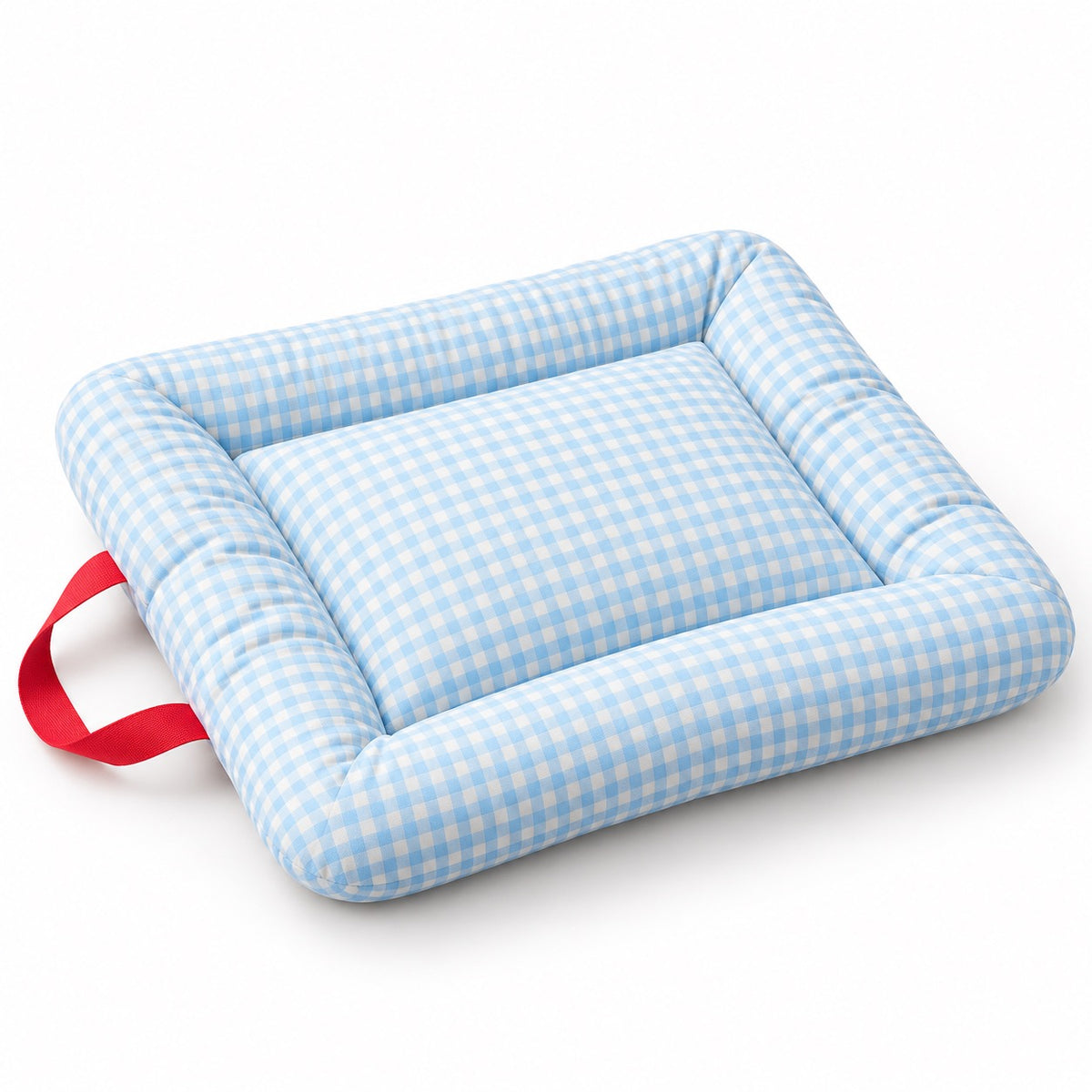 Gingham Sofa Bed for Cat Naps - Blue Gingham