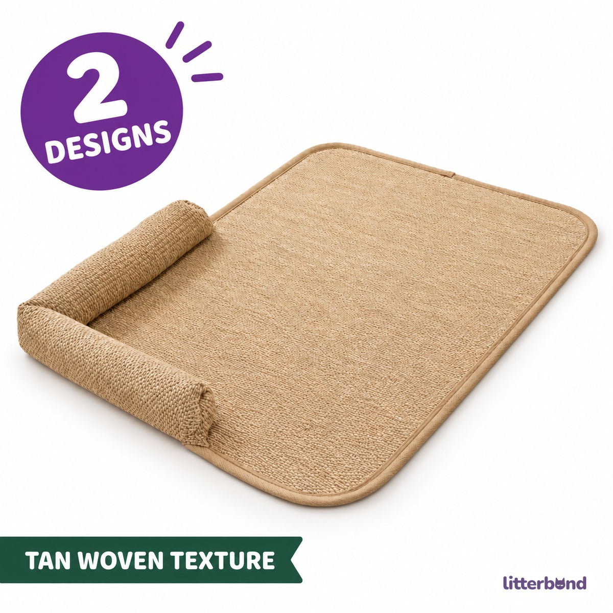 Tan Woven Bed for Naps