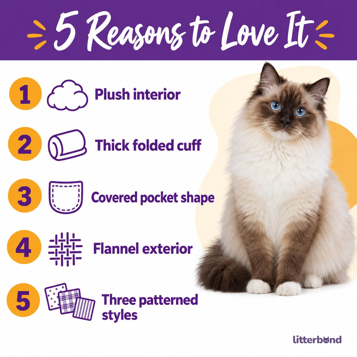 Plush Cuff Pocket Bed for Naps - 5 reasons to love it