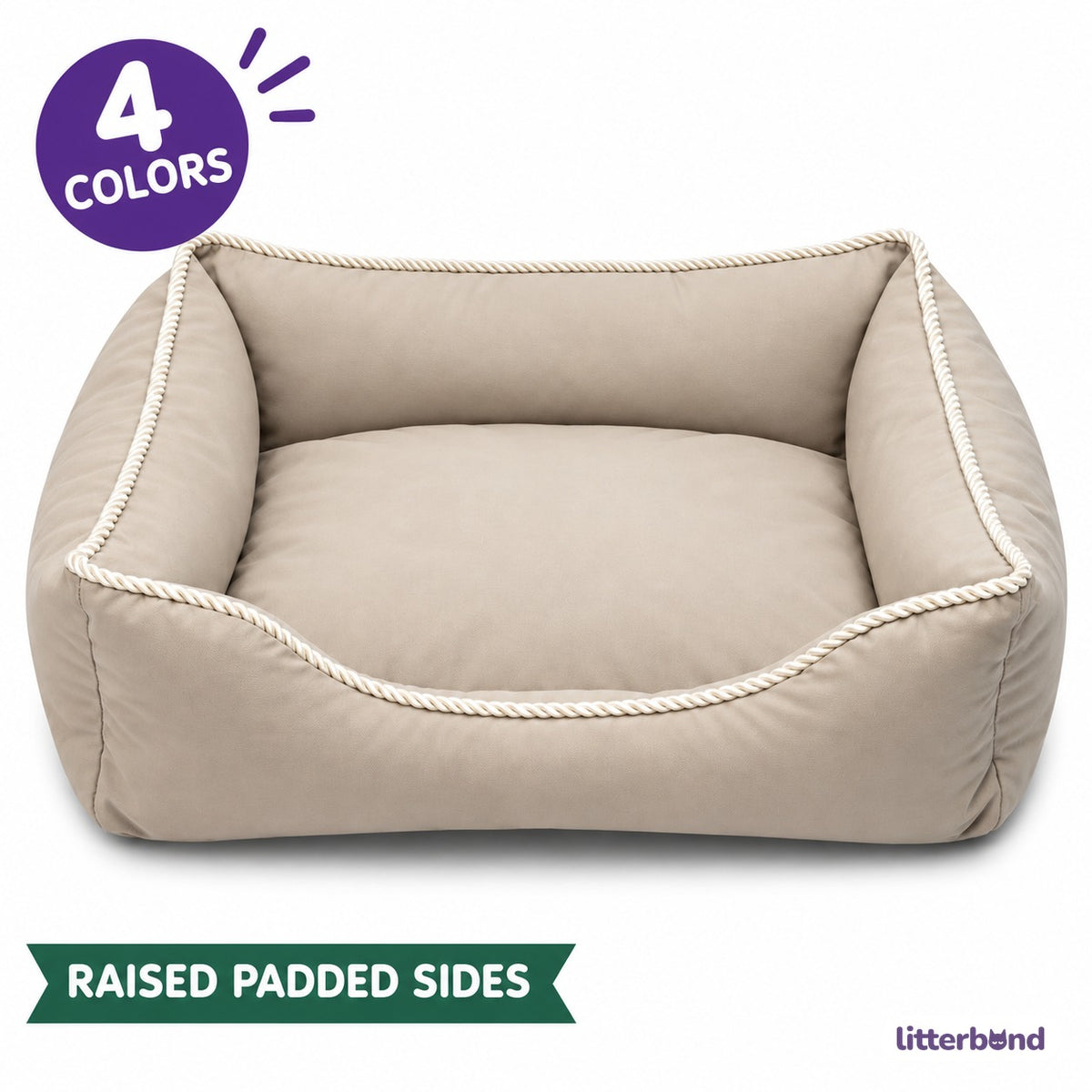 Rope Trim Sofa Bed for Naps