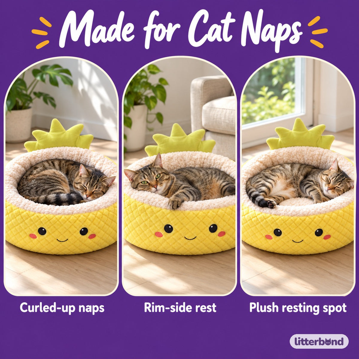 Playful Nest Bed for Naps - cozy at home