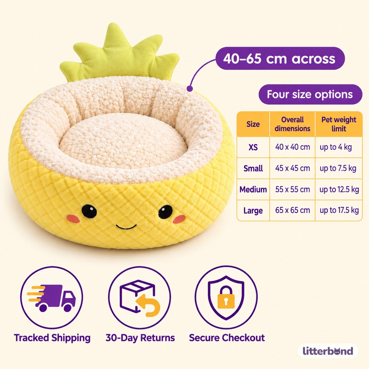 Playful Nest Bed for Naps - size and details