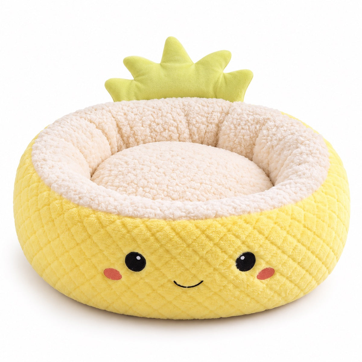 Playful Nest Bed for Naps - Yellow Pineapple