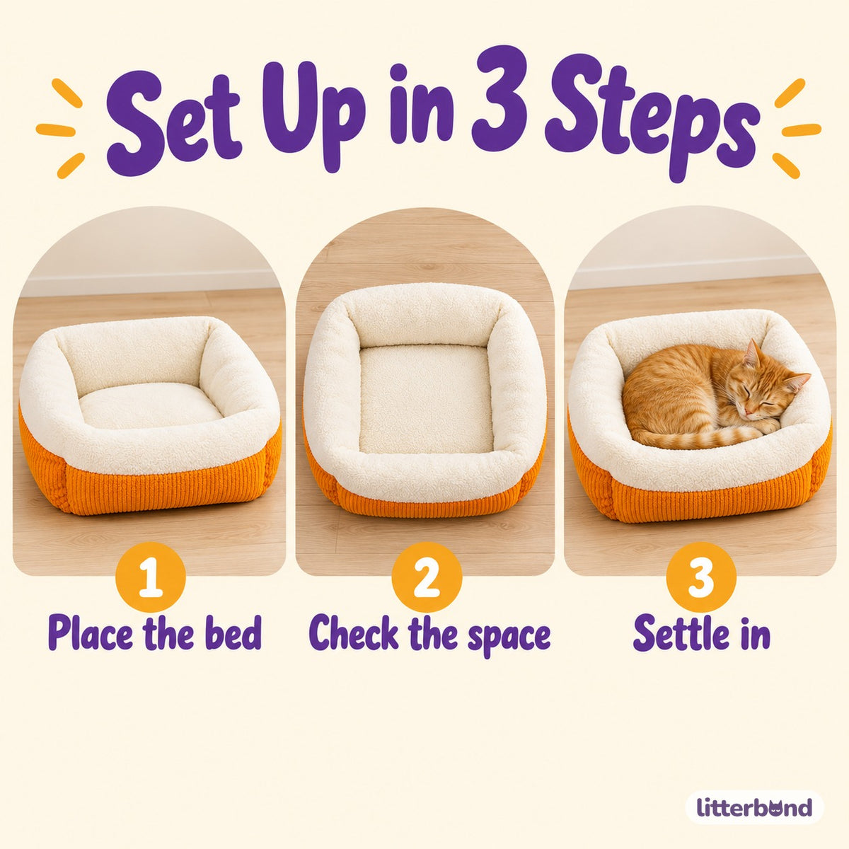 Ivory Bolster Bed for Naps - how to use it