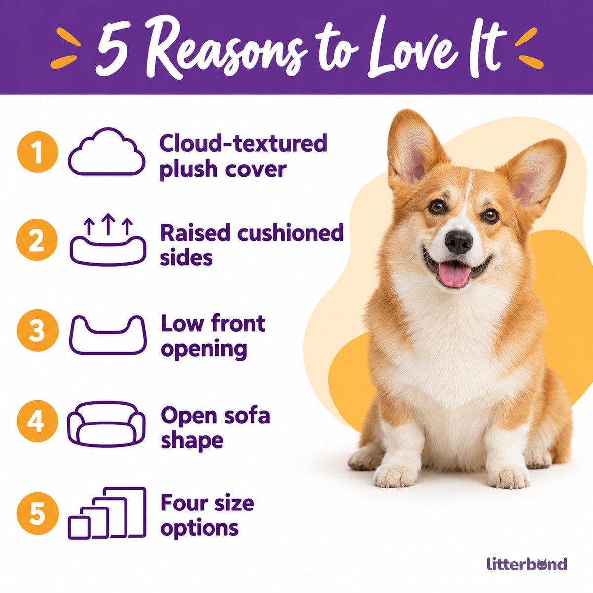 Cloud Sofa Dog Bed for Naps - 5 reasons to love it