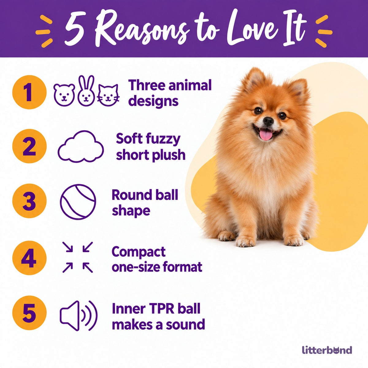Animal Squeaky Ball for Tossing - 5 reasons to love it