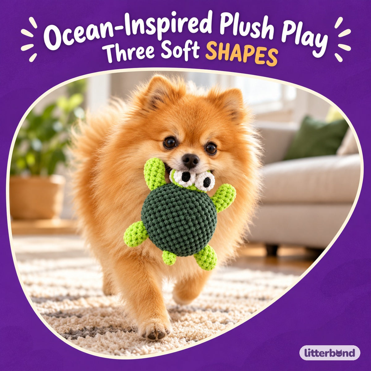 Ocean Plushes for Carry Play with a dog