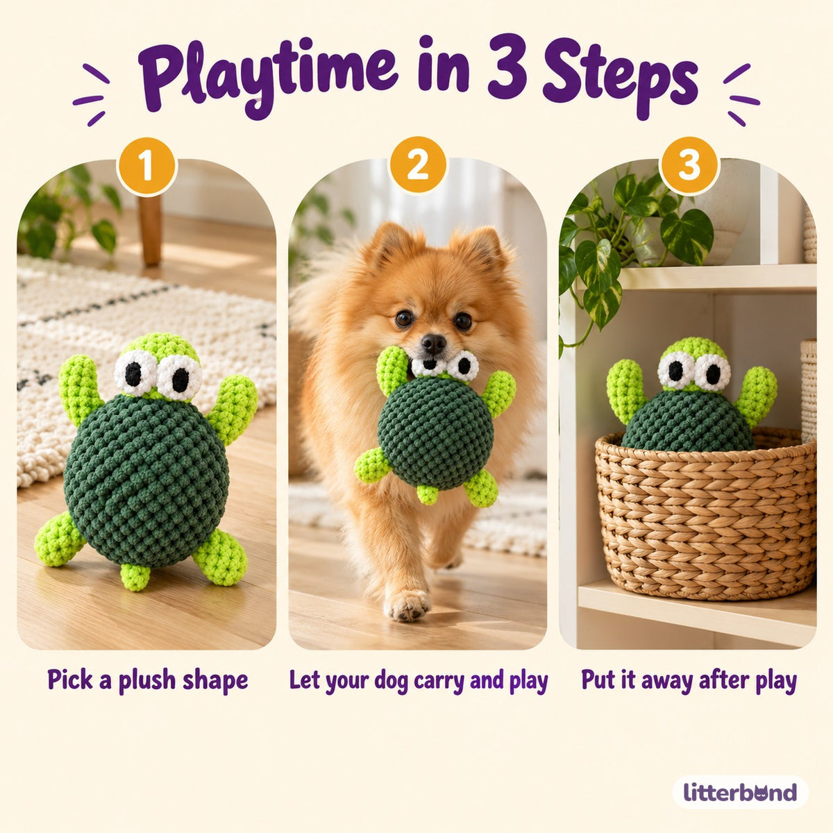 Ocean Plushes for Carry Play - how to play