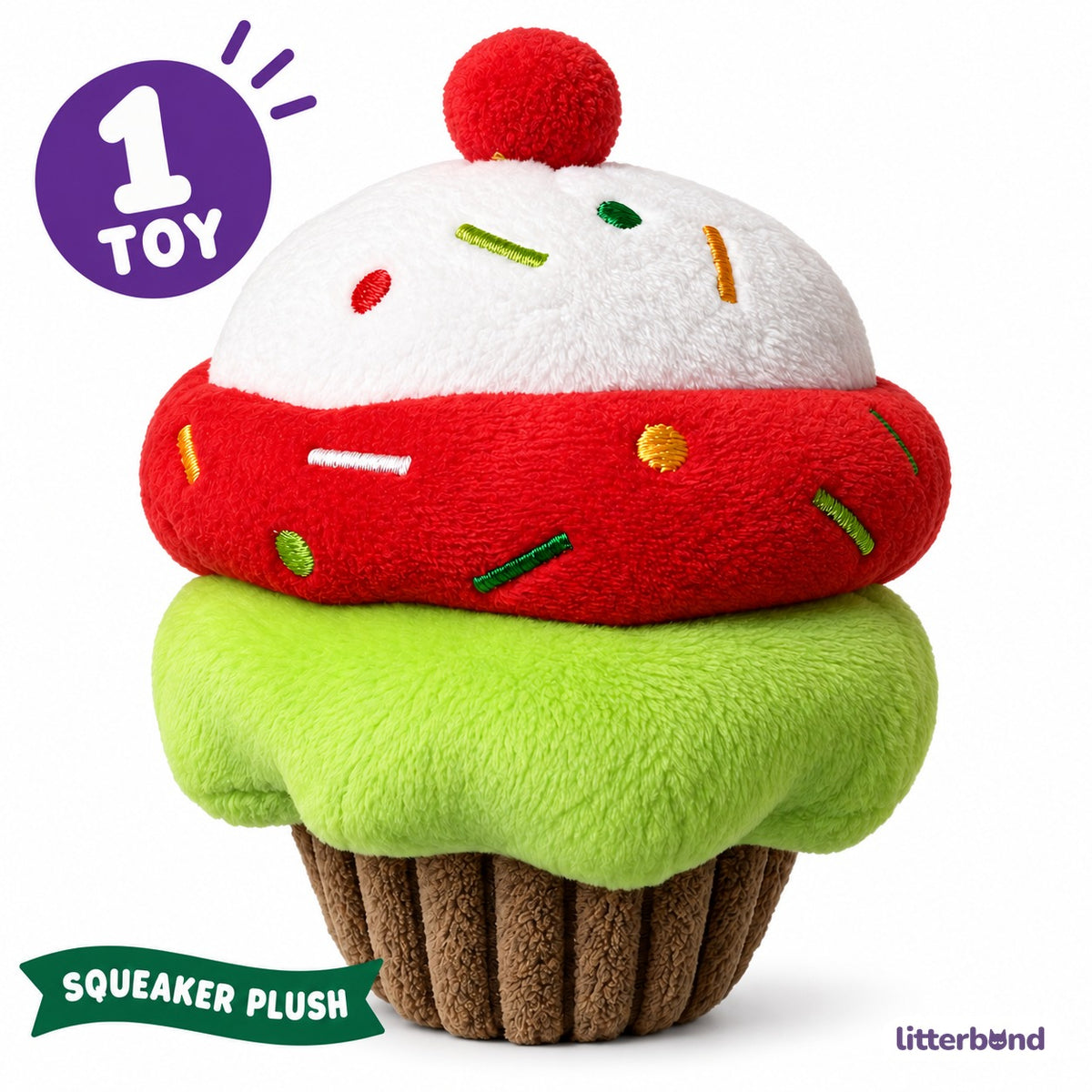 Ice Cream Cone Plush for Fetch