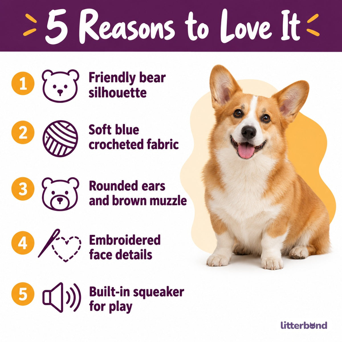 Blue Bear Plush for Carrying - 5 reasons to love it