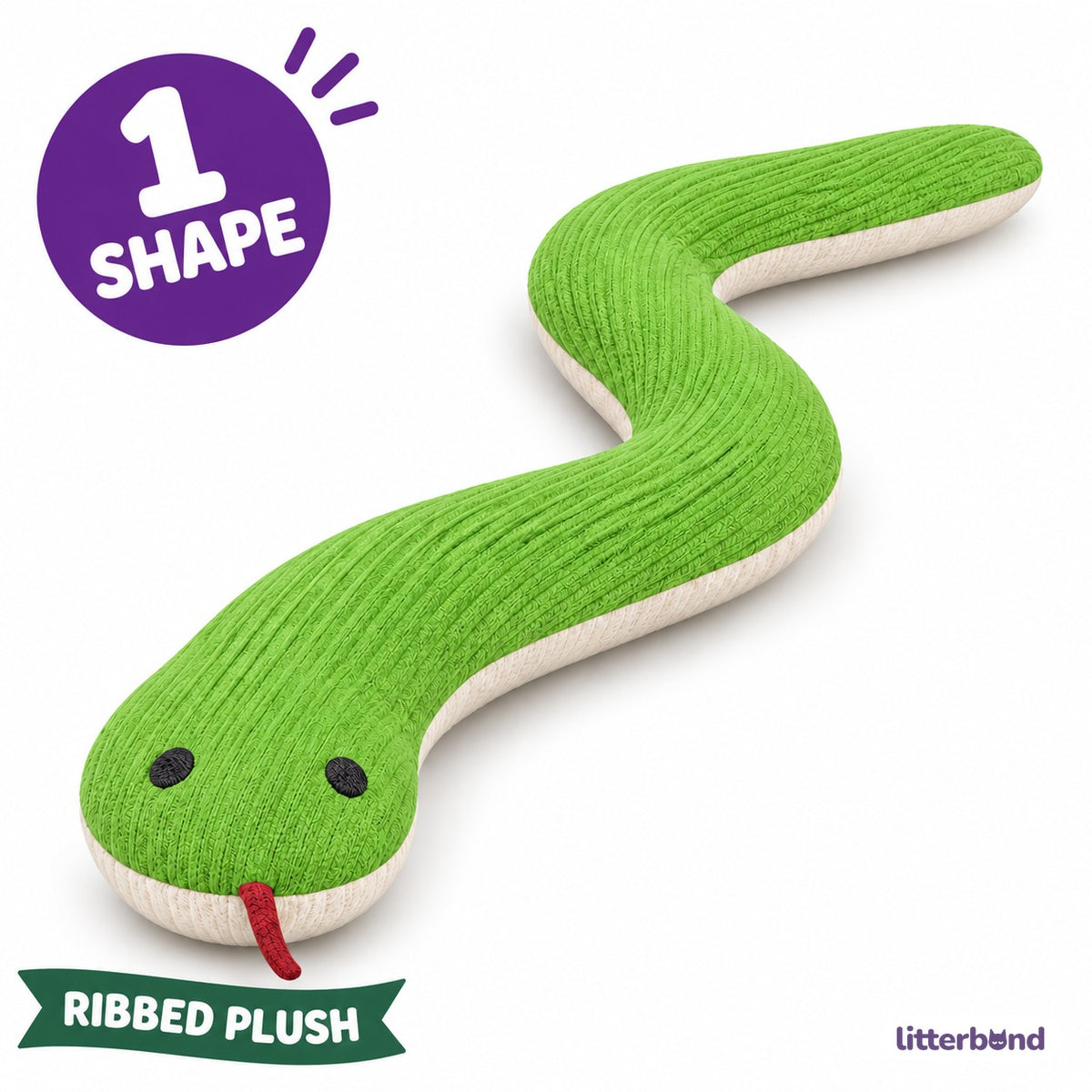 Green Snake Carry Plush