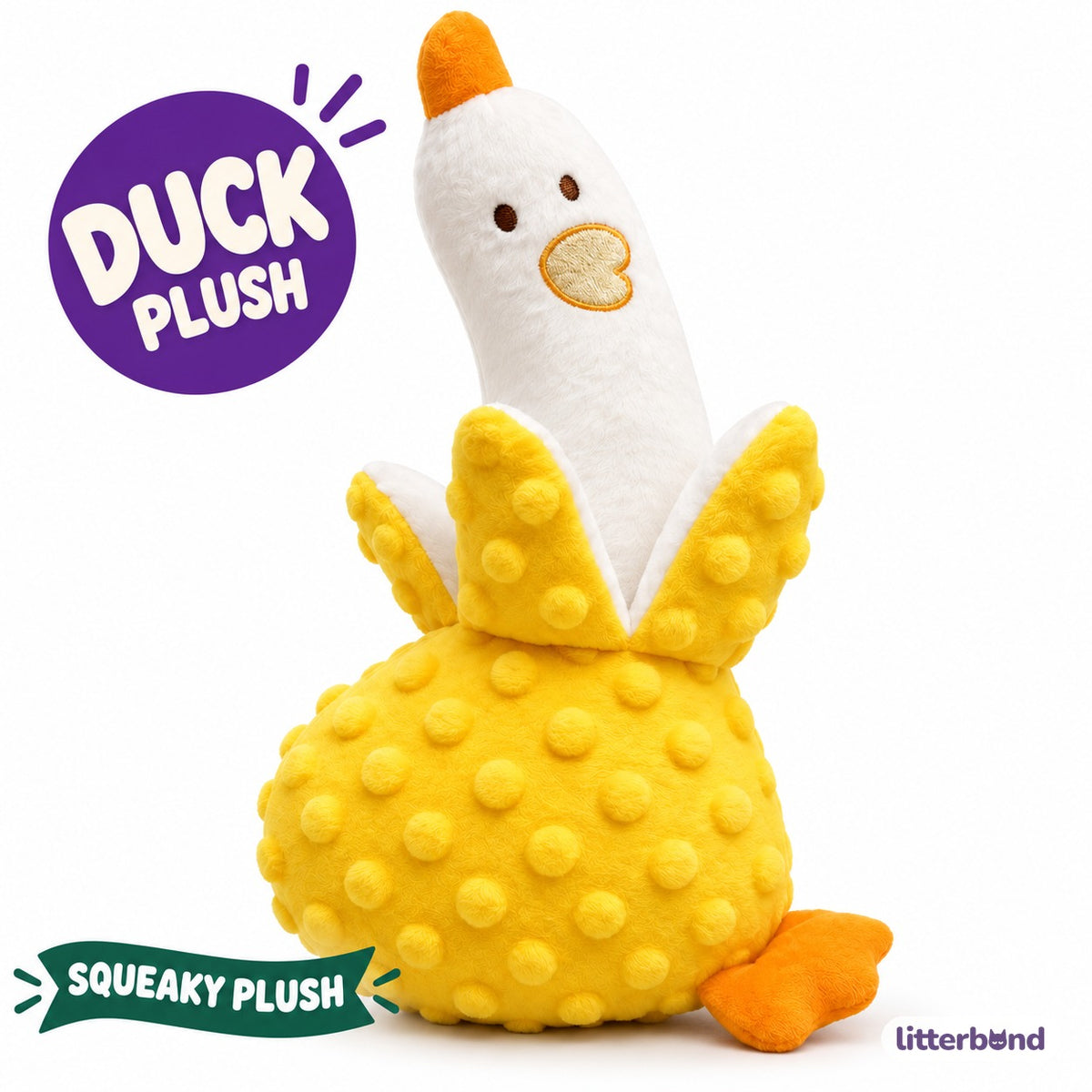 Banana Duck Plush for Carrying