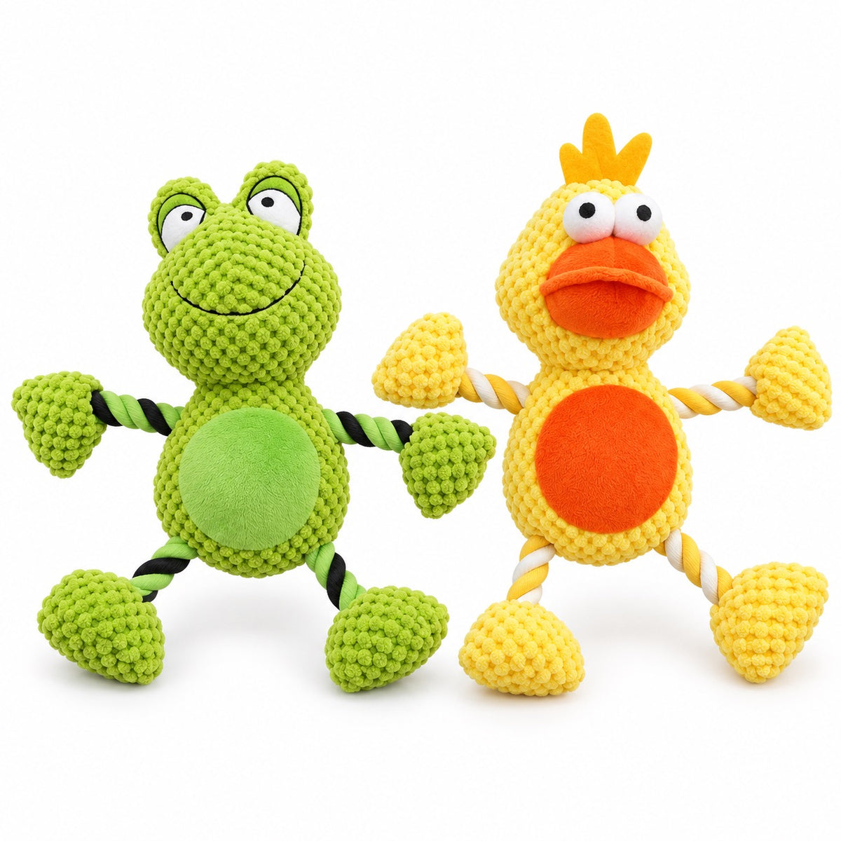 Knotted Frog & Duck Tug Plush - Duck Tug Plush