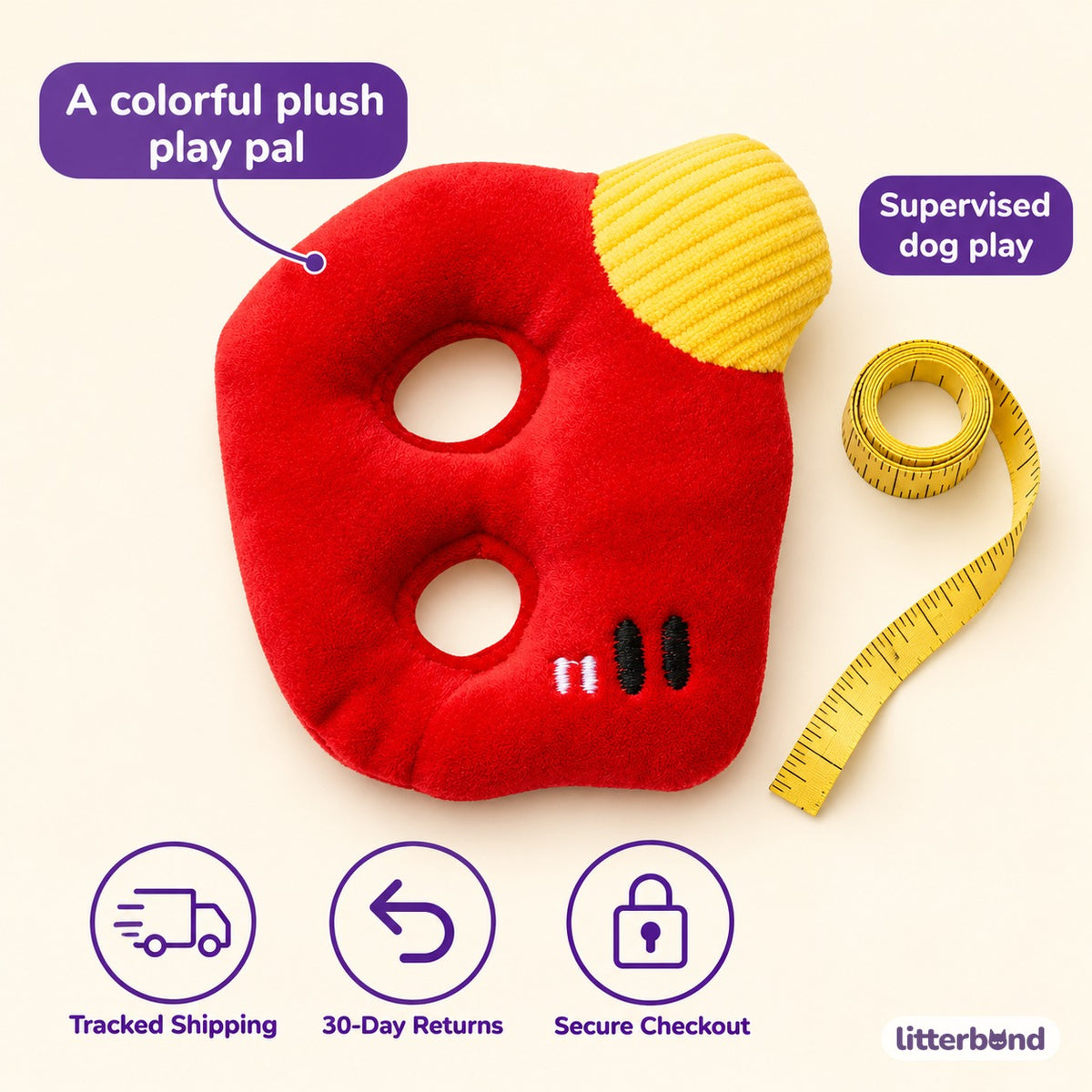 Letter Plush for Carrying - size and details