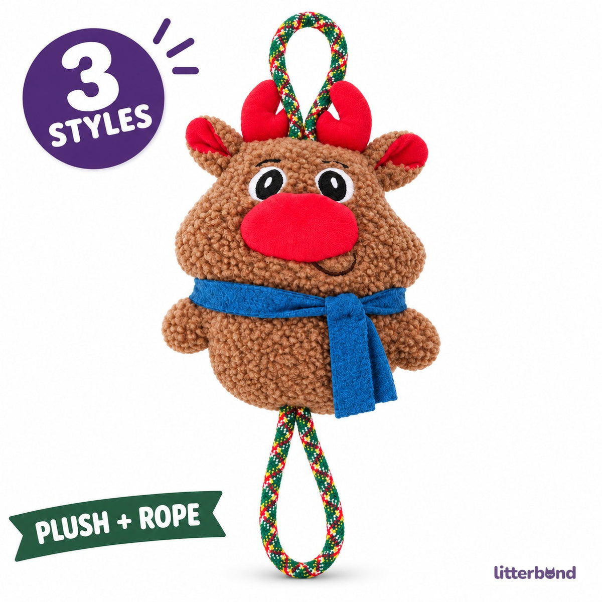 Christmas Rope Plush for Carrying