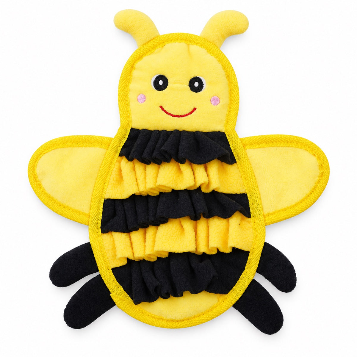 Layered Snuffle Mat for Treat Searches - Bee