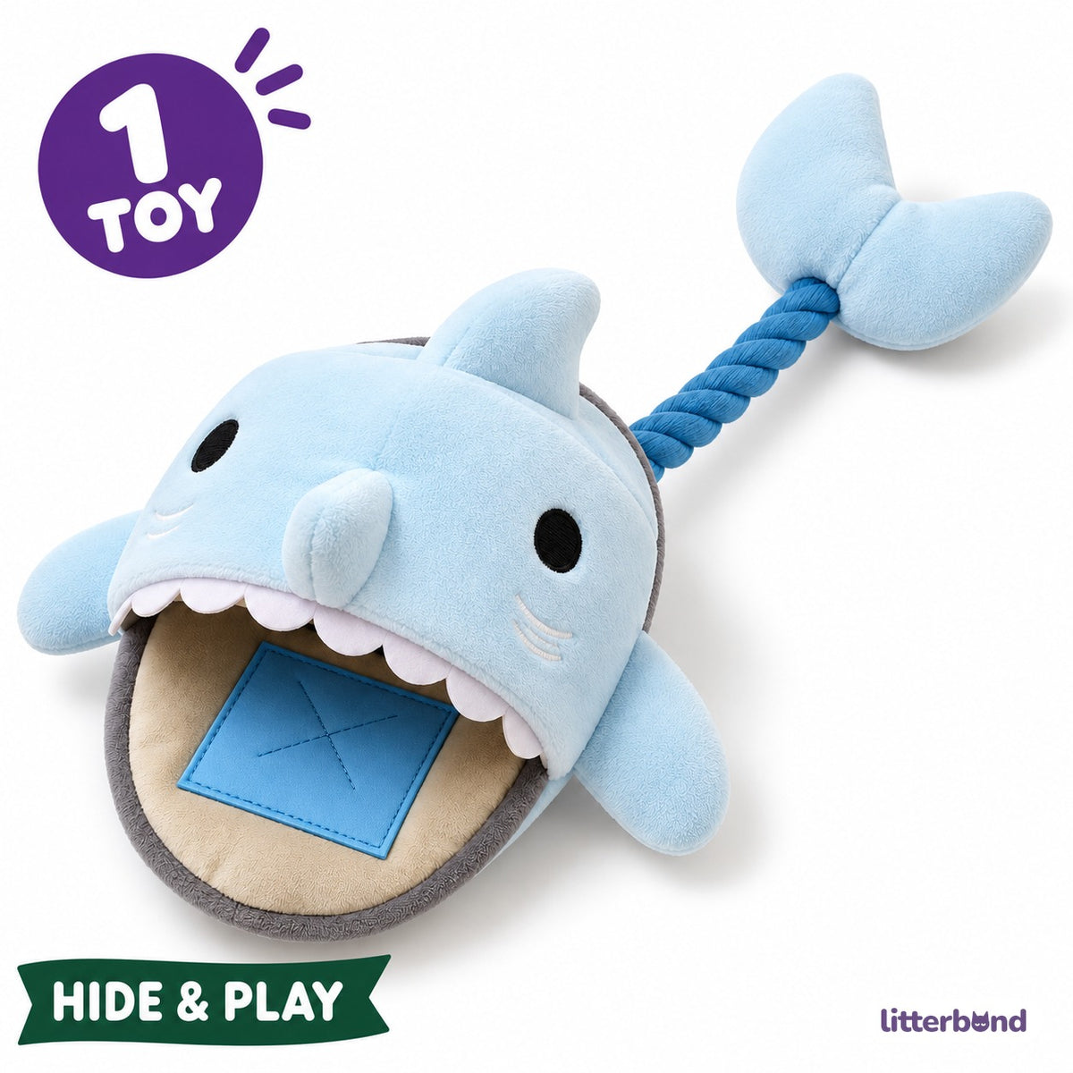 Shark Slipper Toy for Carrying