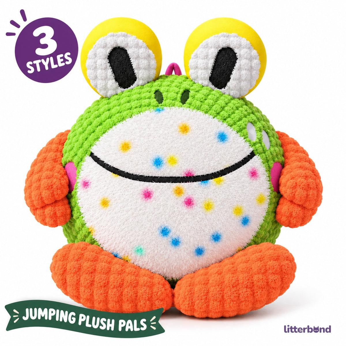 Jumping Plush Toy for Pouncing