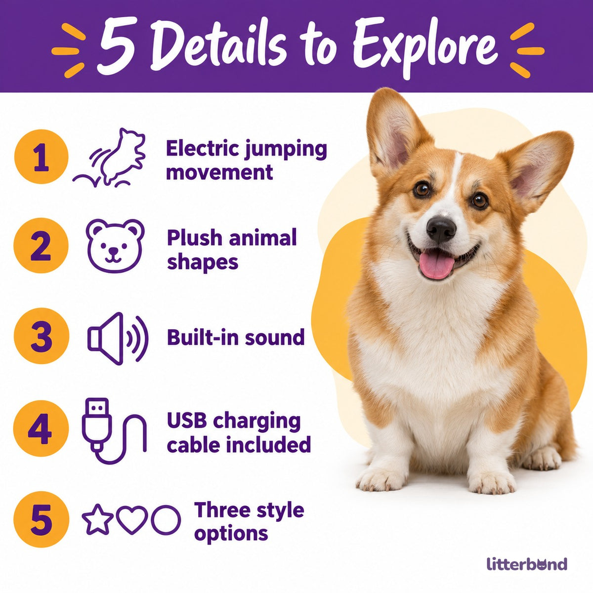 Jumping Plush Toy for Pouncing - 5 reasons to love it