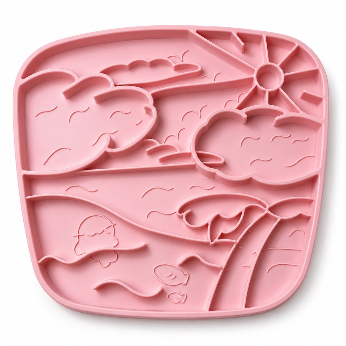 Beach Lick Mat for Treats - Pink