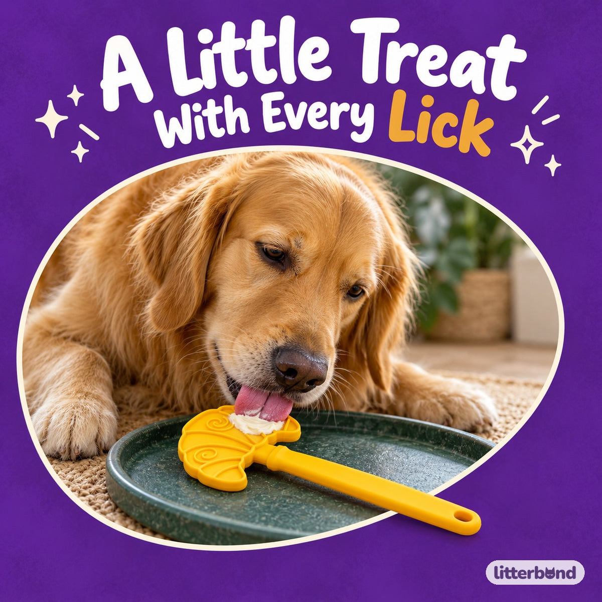 Patterned Lick Sticks for Treats with a dog
