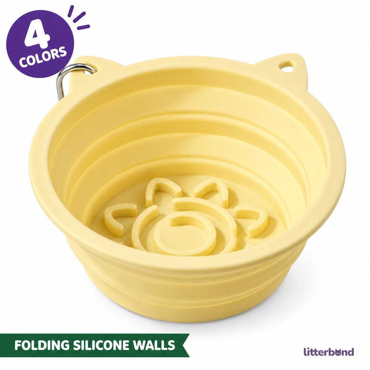 Folding Flower Bowl for Meals