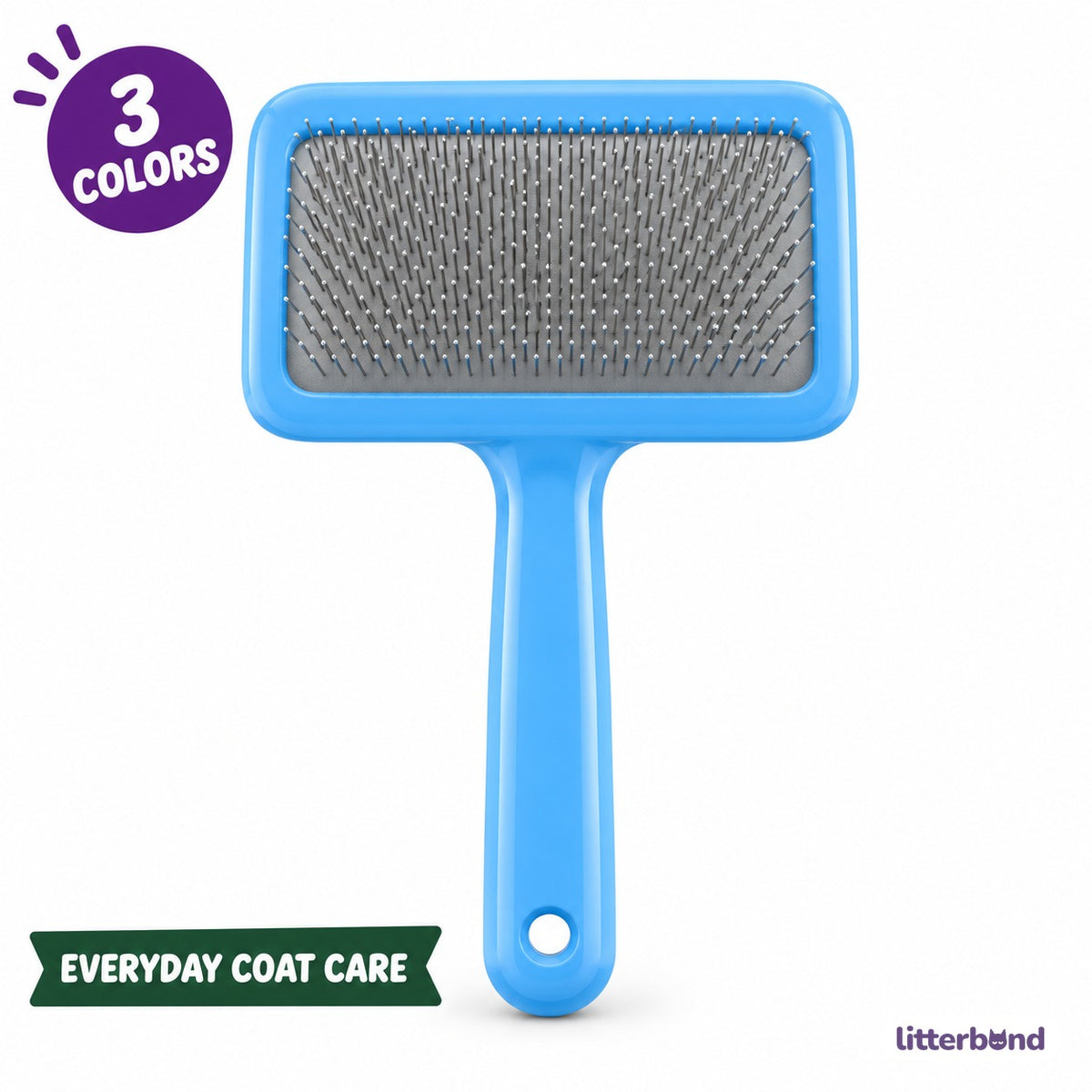 Square Head Slicker Brush for Brushing
