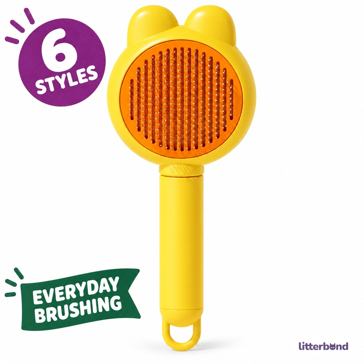 Rabbit Ear Pin Brush