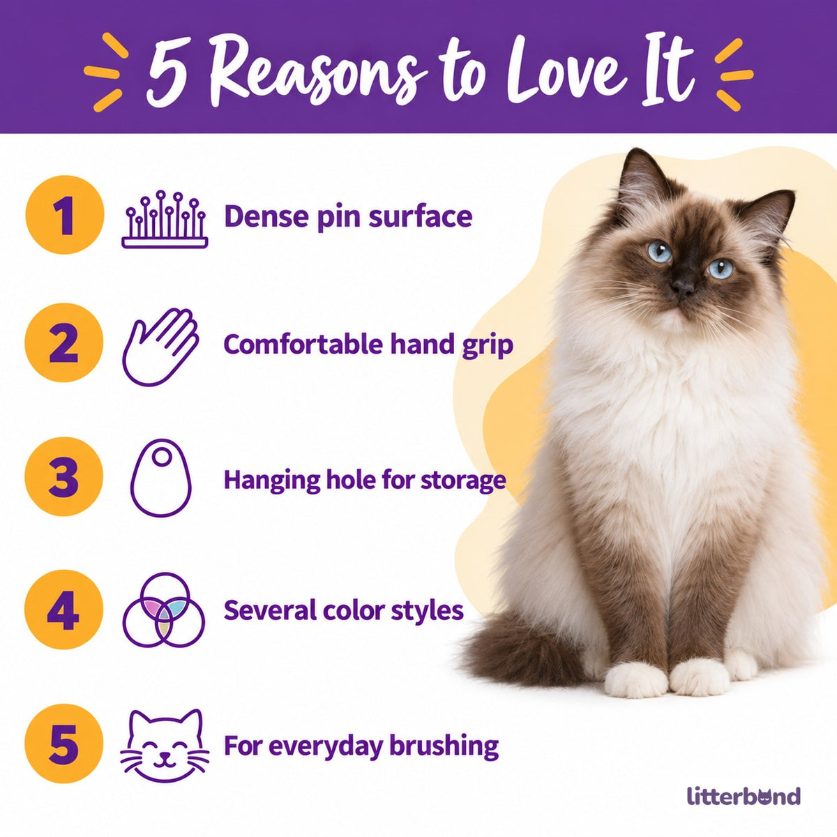 Rabbit Ear Pin Brush - 5 reasons to love it